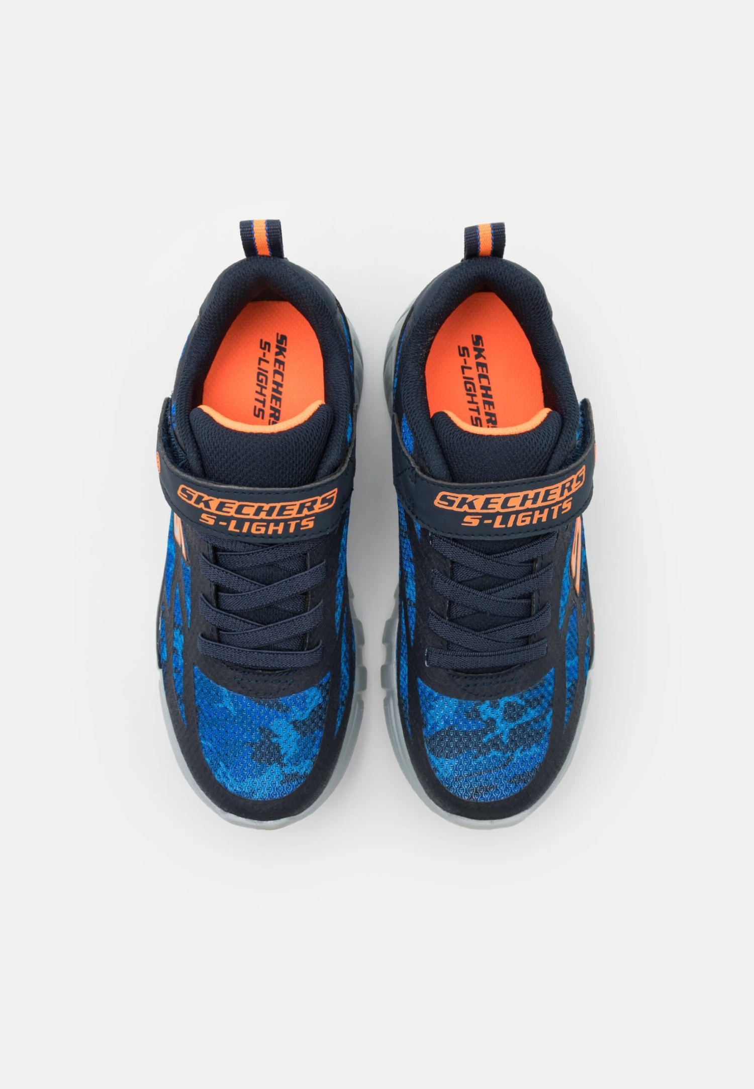 Skechers Flex Glow - Sneakers Laag - Navy/Blue/Orange 4 Skechers Flex Glow - Sneakers Laag - Navy/Blue/Orange - Afbeelding 4
