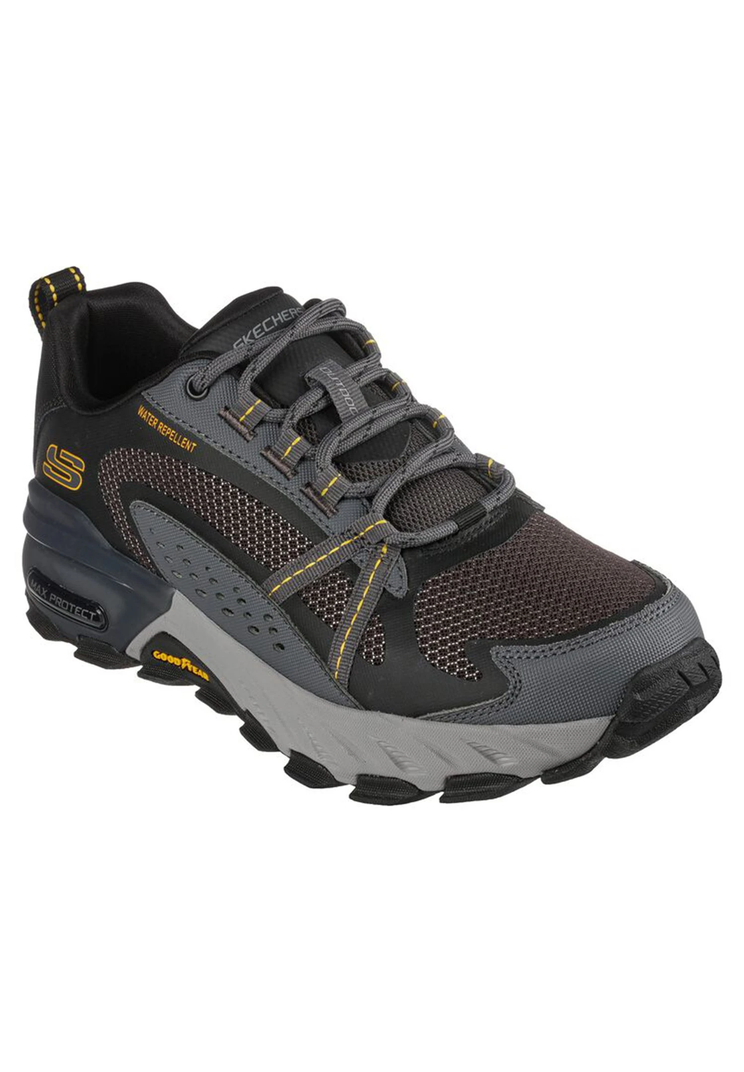 Skechers Max Protect - Sneakers Laag - Black/Charcoal 3 Skechers Max Protect - Sneakers Laag - Black/Charcoal - Afbeelding 3
