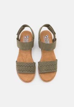 Skechers Desert Kiss - Sandalen Met Sleehak - Olive -Aanbiedingen Skechers Winkel 04224c95361f457bb5321cc94b2e12c1