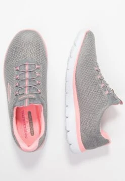 Summits Wide Fit - Sneakers Laag - Grey/Pink -Aanbiedingen Skechers Winkel 0bd125aac8b14569966208e5d4b2d313
