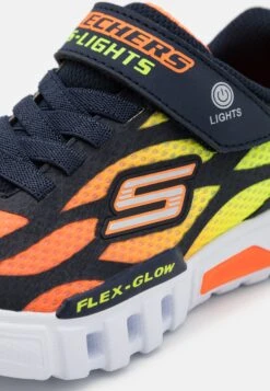 Skechers Flex Glow - Sneakers Laag - Navy/Orange/Yellow -Aanbiedingen Skechers Winkel 0ca3674cb7834fe4aca9c15c0eaea22b
