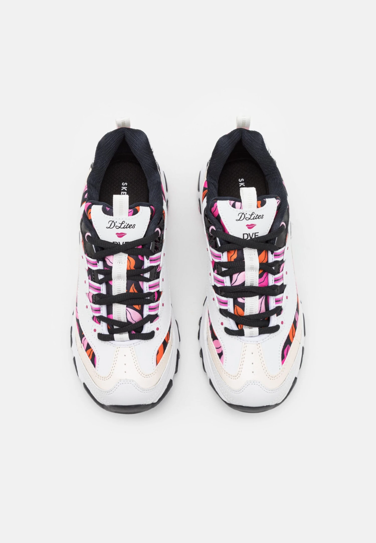 D'Lites Diane Von Fürstenberg - Sneakers Laag - White/Black /Pink 6 D'Lites Diane Von Fürstenberg - Sneakers Laag - White/Black /Pink - Afbeelding 6