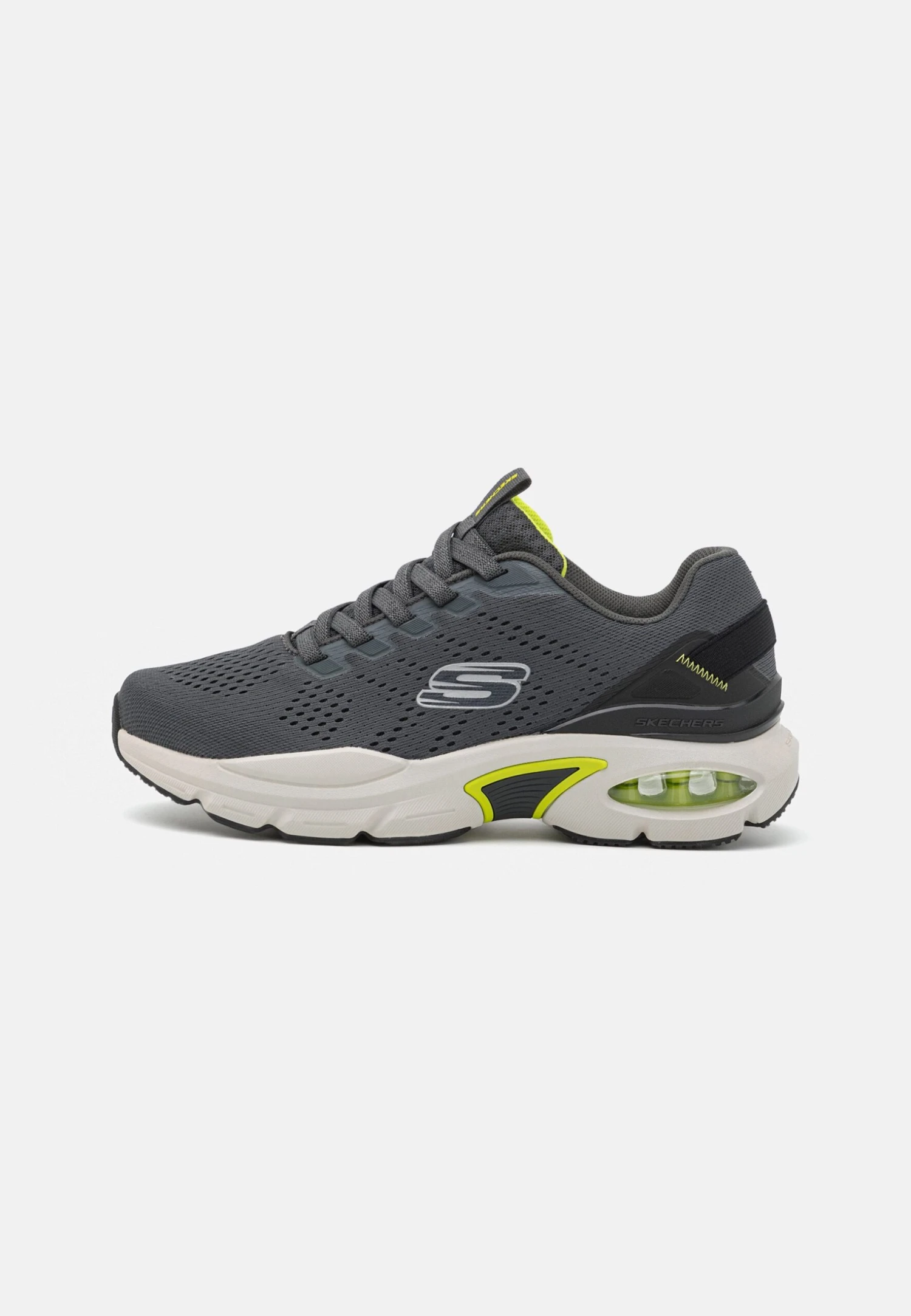 Skech Air- Sneakers Laag - Charcoal/Lime 1 Skech Air- Sneakers Laag - Charcoal/Lime