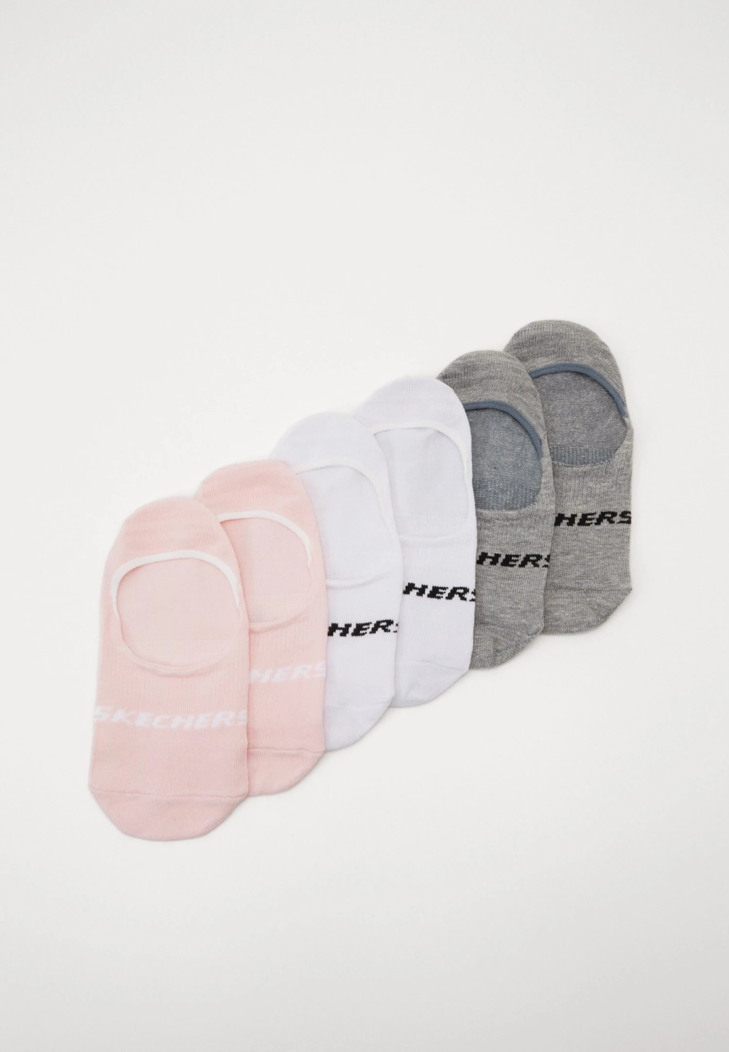 Skechers Basic Footies Ventilation 6Pack - Enkelsokken - English Rose 1 Skechers Basic Footies Ventilation 6Pack - Enkelsokken - English Rose