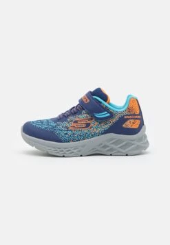 Skechers Microspec 2.0 - Sneakers Laag - Navy Blue/Orange