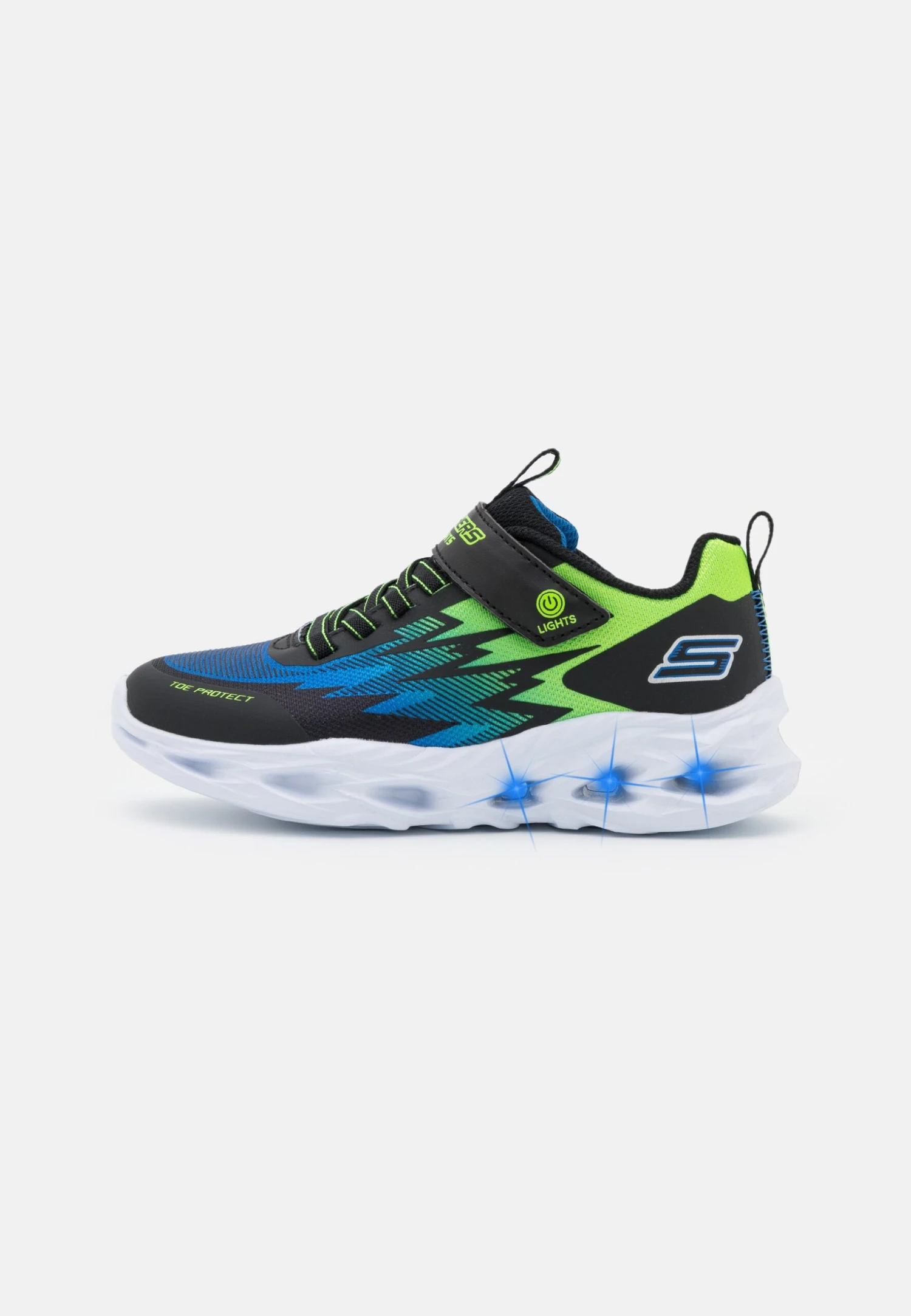 Skechers Vortex-Flash - Sneakers Laag - Black/Blue/Lime 1 Skechers Vortex-Flash - Sneakers Laag - Black/Blue/Lime