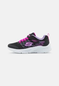 Skechers Microspec - Sneakers Laag - Black/Purple