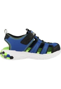 Skechers Mega-Splash 2.0 - Outdoorsandalen - Black Blue Lime -Aanbiedingen Skechers Winkel 2371483554054eb188368e32a31d6b1a