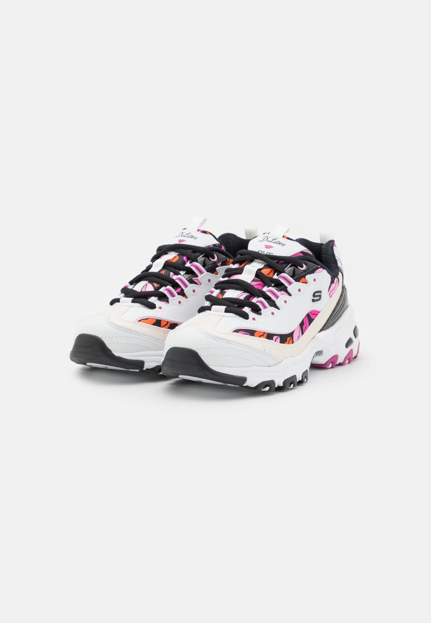D'Lites Diane Von Fürstenberg - Sneakers Laag - White/Black /Pink 3 D'Lites Diane Von Fürstenberg - Sneakers Laag - White/Black /Pink - Afbeelding 3