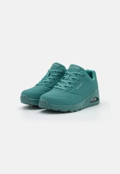 Uno - Sneakers Laag - Teal Durabuck -Aanbiedingen Skechers Winkel 269a64ba2682470f9139eae59b6b8c9e