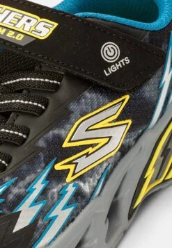 Skechers Light Storm - Sneakers Laag - Black Synthetic/ Textile/ Blue & Yellow Trim -Aanbiedingen Skechers Winkel 271e43e7751d4c5ab3dbf5bf144eee51