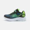 Skechers Microspec 2.0 - Sneakers Laag - Black/Blue/Lime