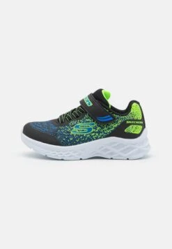 Skechers Microspec 2.0 - Sneakers Laag - Black/Blue/Lime
