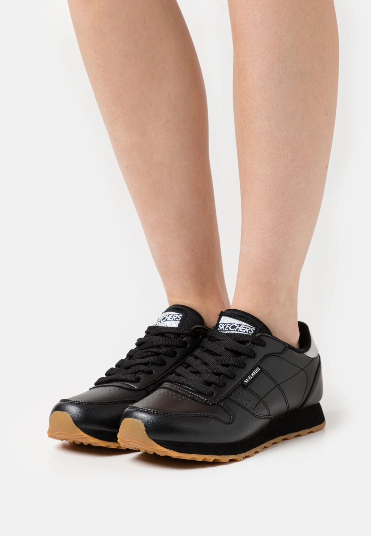 Og 85 - Sneakers Laag - Black/Silver Glitter 1 Og 85 - Sneakers Laag - Black/Silver Glitter