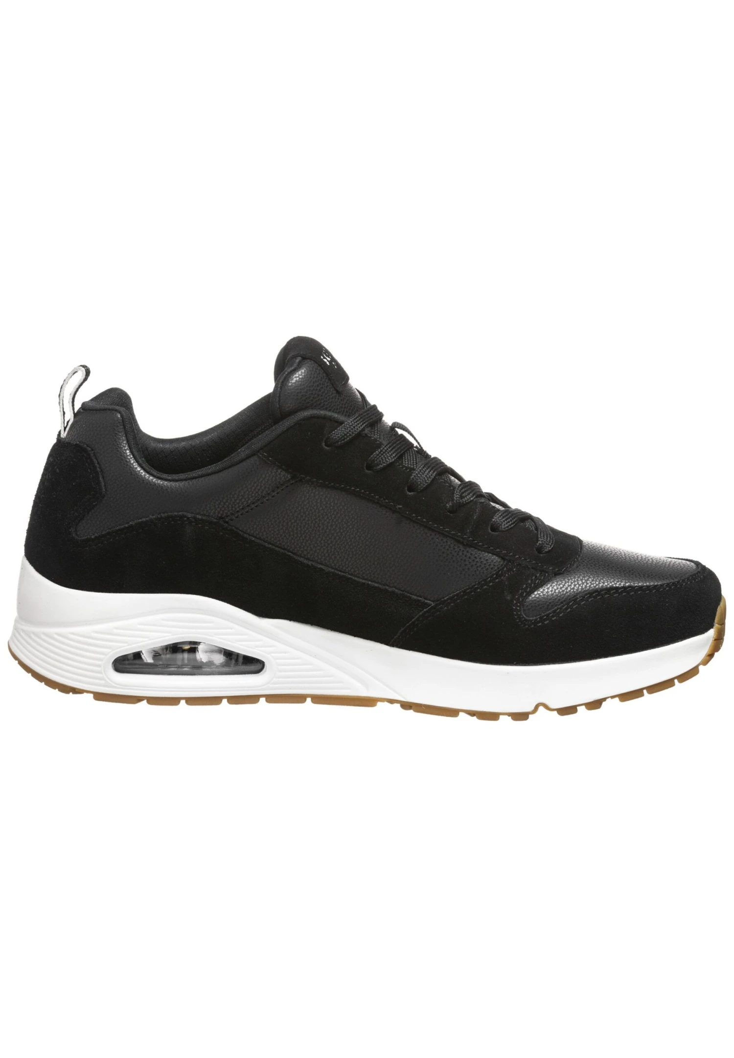 Skechers Sneakers Laag - Black Leather / Pu / White Trim 6 Skechers Sneakers Laag - Black Leather / Pu / White Trim - Afbeelding 6