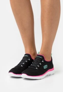 Summits - Sneakers Laag - Black/Hot Pink