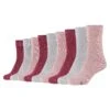 Skechers 9 Pack - Sokken - Chalk Pink Melange