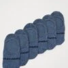Skechers Basic Footies Ventilation 6Pack - Enkelsokken - Denim Melange