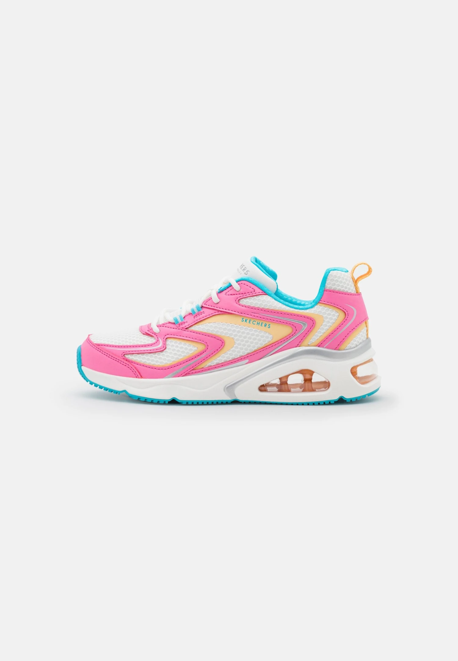 Tres Air - Sneakers Laag - Pink Duraleather/White Mesh/Blue And Natural Trim 2 Tres Air - Sneakers Laag - Pink Duraleather/White Mesh/Blue And Natural Trim - Afbeelding 2