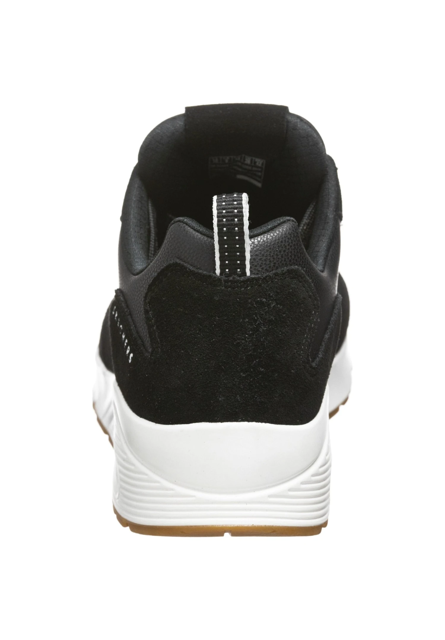 Skechers Sneakers Laag - Black Leather / Pu / White Trim 4 Skechers Sneakers Laag - Black Leather / Pu / White Trim - Afbeelding 4