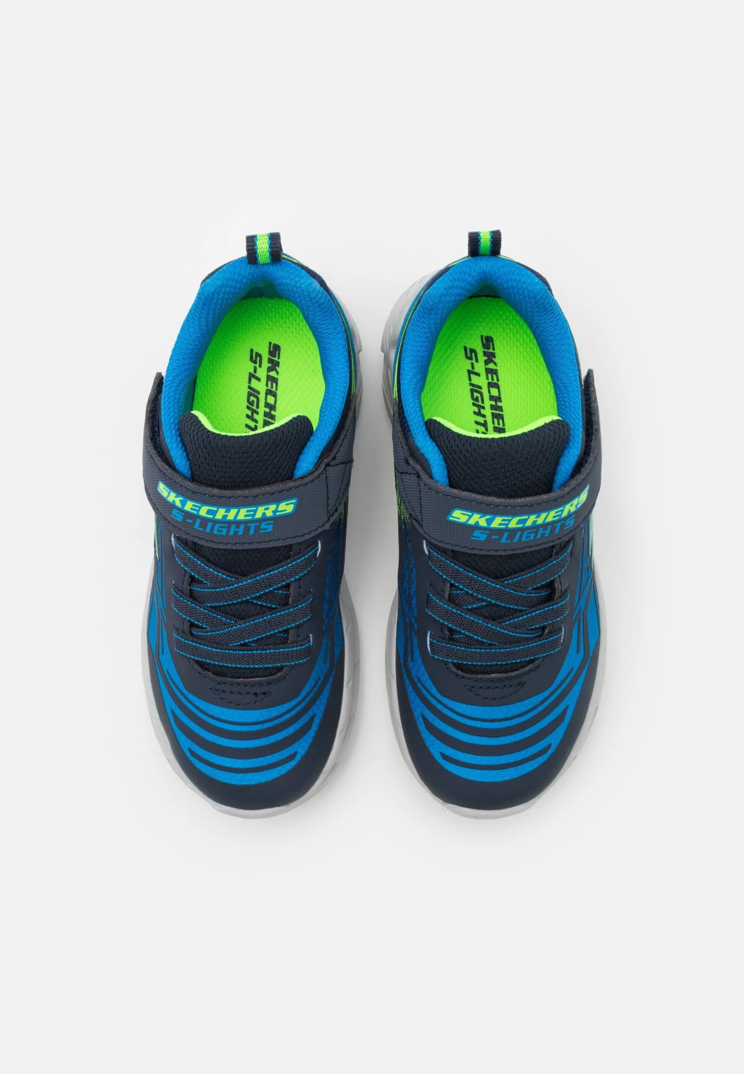 Skechers Magna Lights Bozler - Sneakers Laag - Navy/Blue/Lime 4 Skechers Magna Lights Bozler - Sneakers Laag - Navy/Blue/Lime - Afbeelding 4