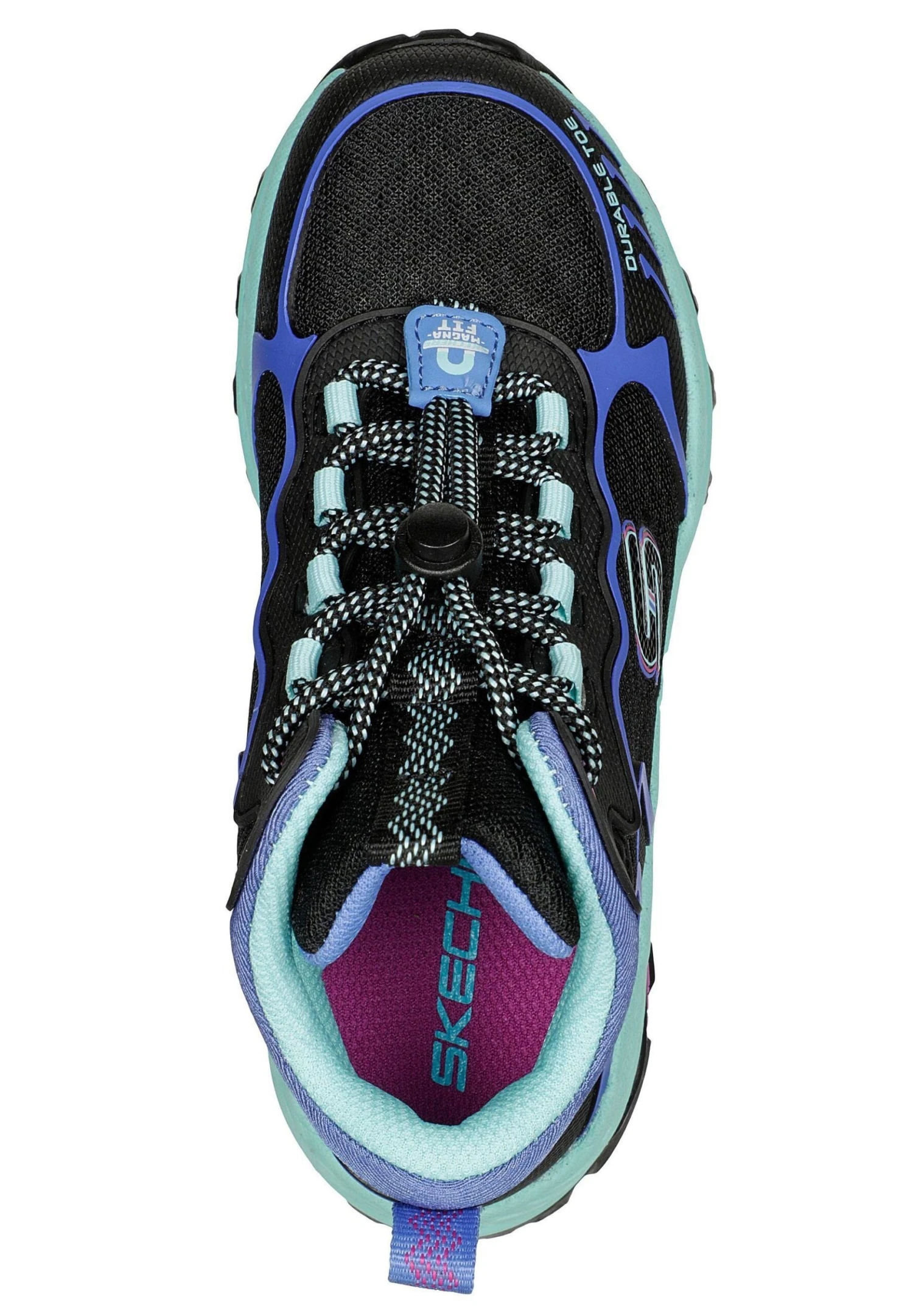 Fuse Tread Extreme Wanderers - Sneakers Hoog - Black Synthetic/Blue Trim 3 Fuse Tread Extreme Wanderers - Sneakers Hoog - Black Synthetic/Blue Trim - Afbeelding 3