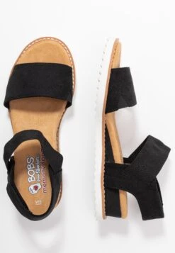 Skechers Desert Kiss - Sandalen Met Sleehak - Black -Aanbiedingen Skechers Winkel 3852356ac9fe4564b3200de15a506f4c