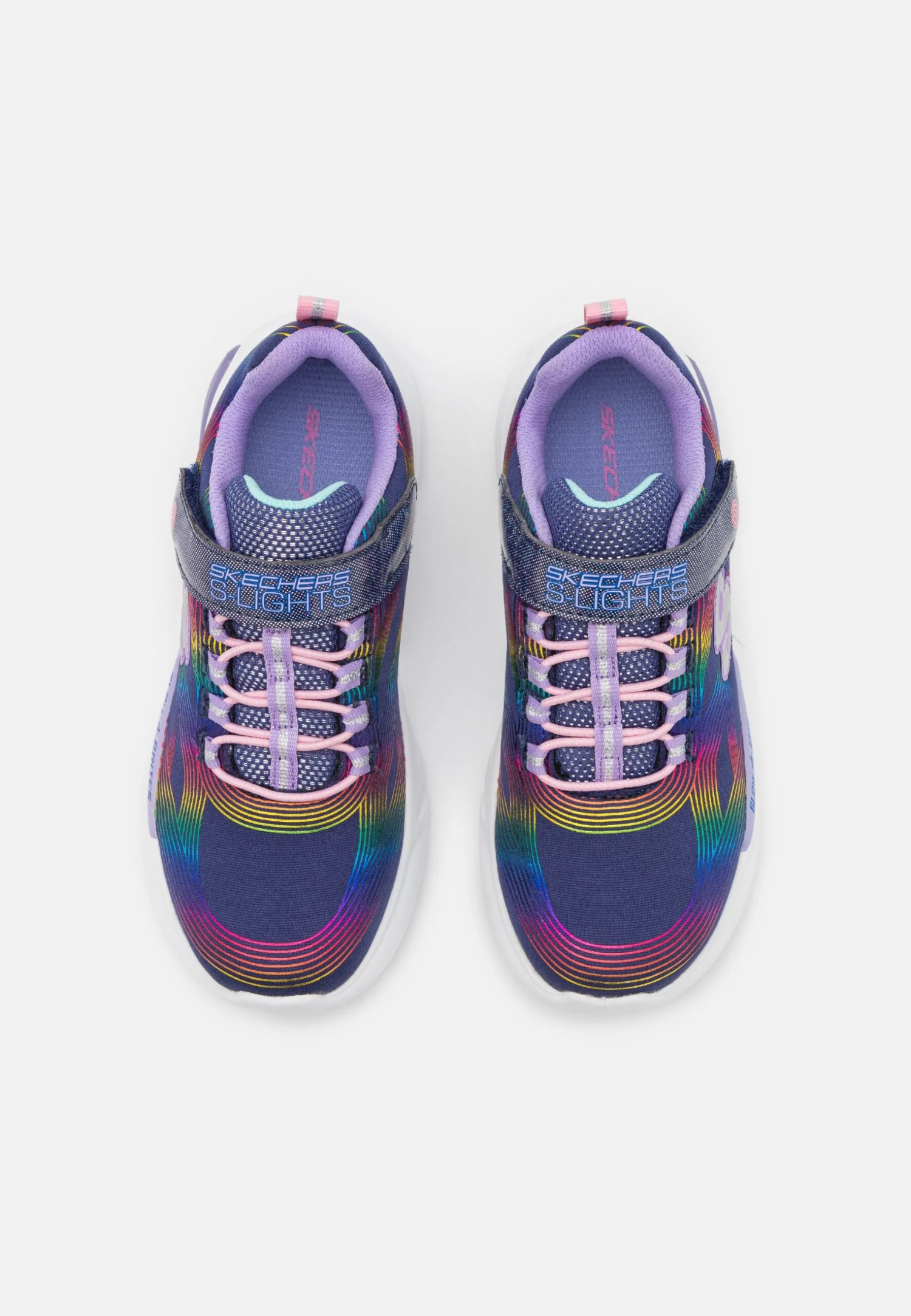 Skechers Glow-Brites - Sneakers Laag - Navy/Multicolor 4 Skechers Glow-Brites - Sneakers Laag - Navy/Multicolor - Afbeelding 4