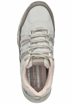Skechers Sneakers Laag - Taupe Leather Mesh Pink Trim -Aanbiedingen Skechers Winkel 408af8ca4b3b475facdfb8616ca2d426
