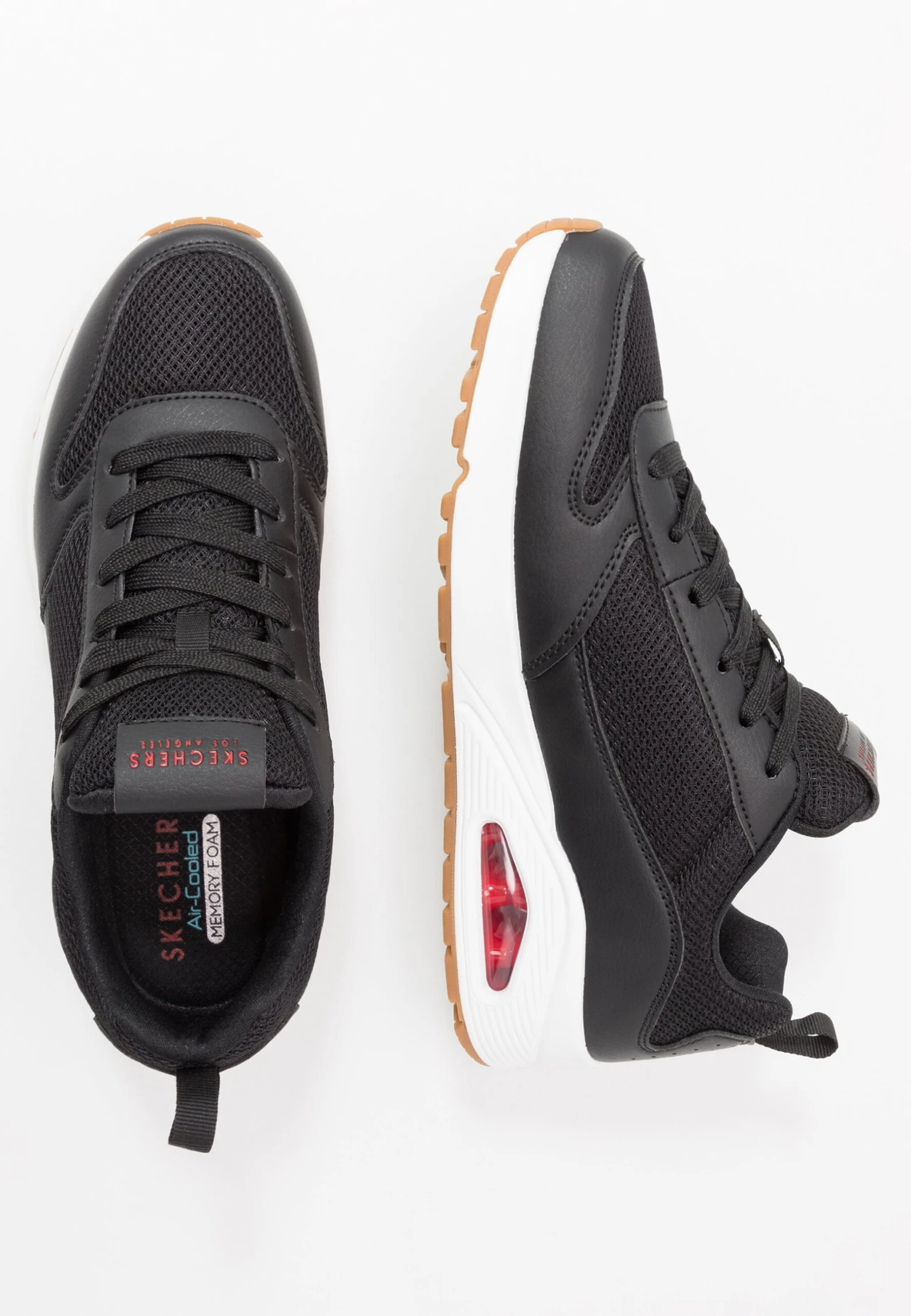 Uno Fastime - Sneakers Laag - Black/Red 2 Uno Fastime - Sneakers Laag - Black/Red - Afbeelding 2