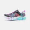 Skechers Flutter Heart Lights - Sneakers Laag - Black/Multi-Coloured
