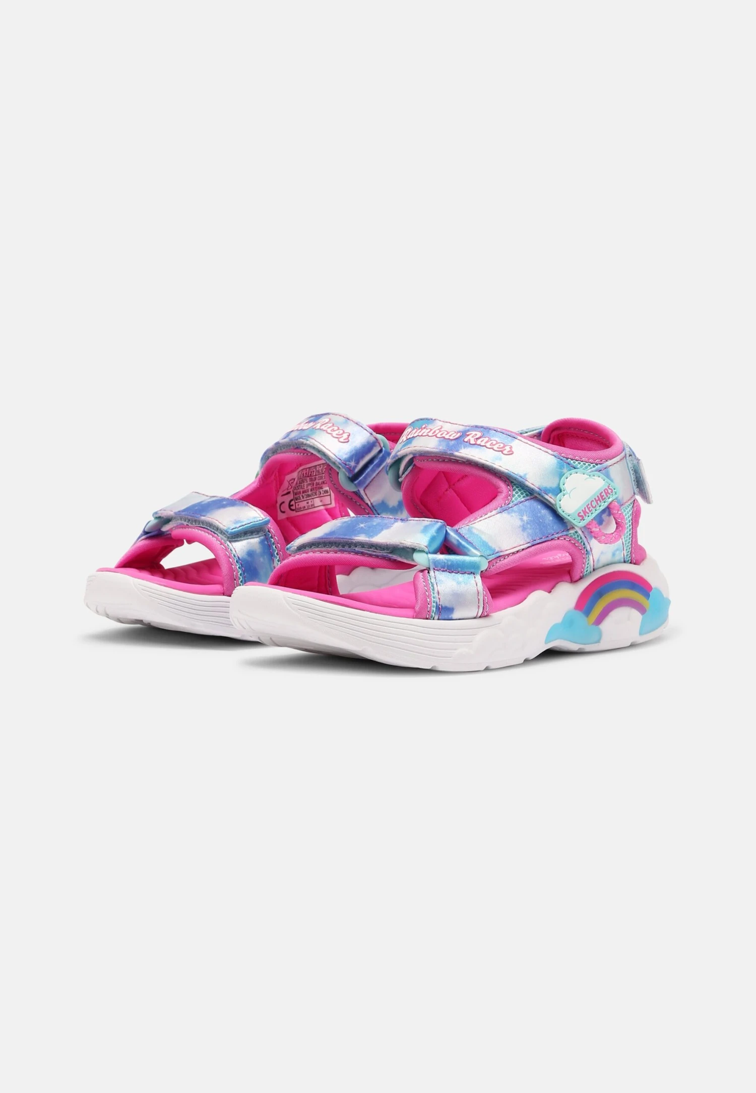Skechers Rainbow Racer - Sandalen - Pink/Blue 2 Skechers Rainbow Racer - Sandalen - Pink/Blue - Afbeelding 2