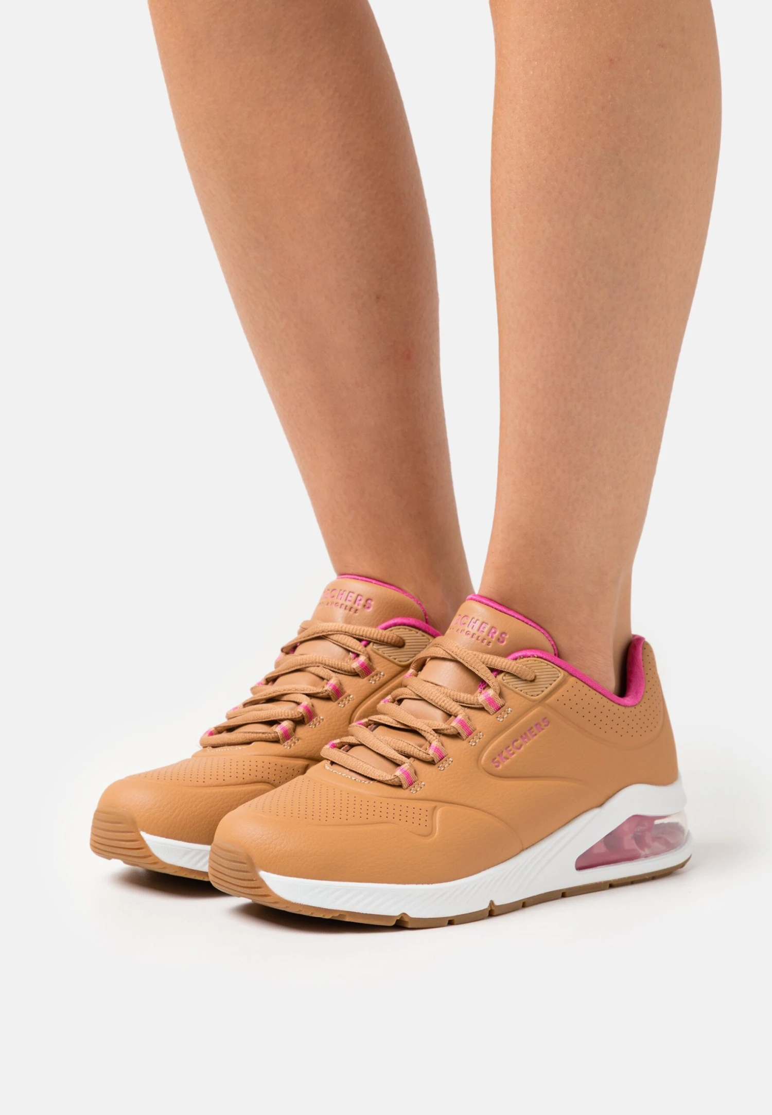 Uno 2 - Sneakers Laag - Wheat/Pink 1 Uno 2 - Sneakers Laag - Wheat/Pink