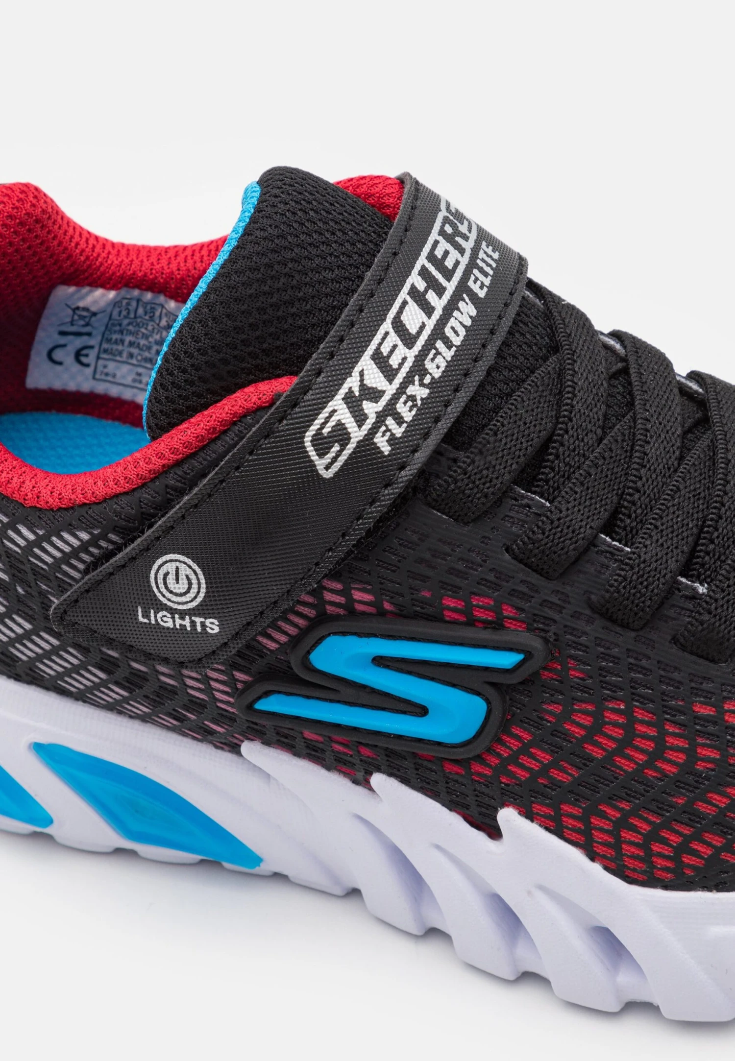 Skechers Flex-Glow Elite - Sneakers Laag - Black/Red/Blue 6 Skechers Flex-Glow Elite - Sneakers Laag - Black/Red/Blue - Afbeelding 6