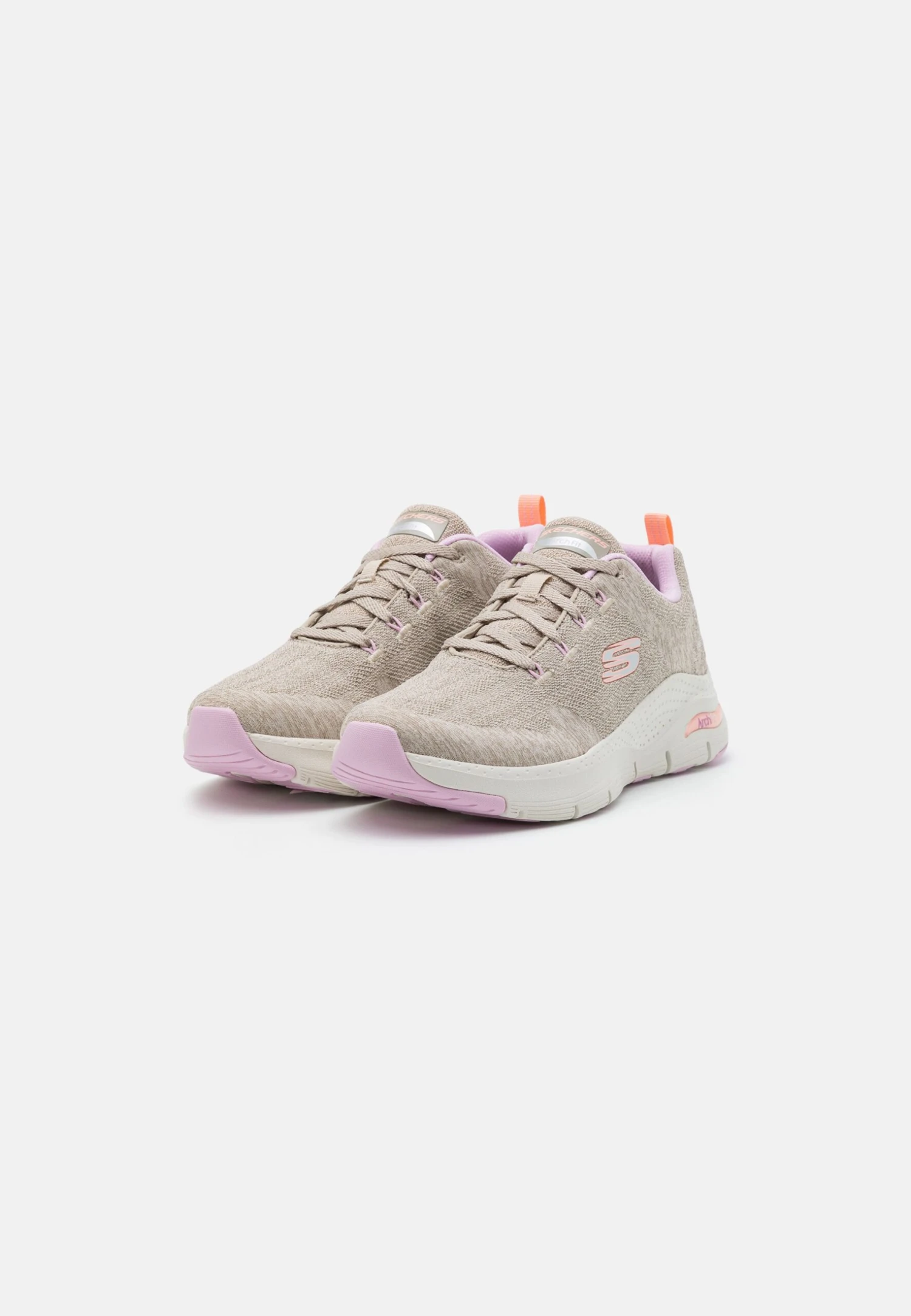 Arch Fit - Sneakers Laag - Taupe/Lavender/Coral 3 Arch Fit - Sneakers Laag - Taupe/Lavender/Coral - Afbeelding 3