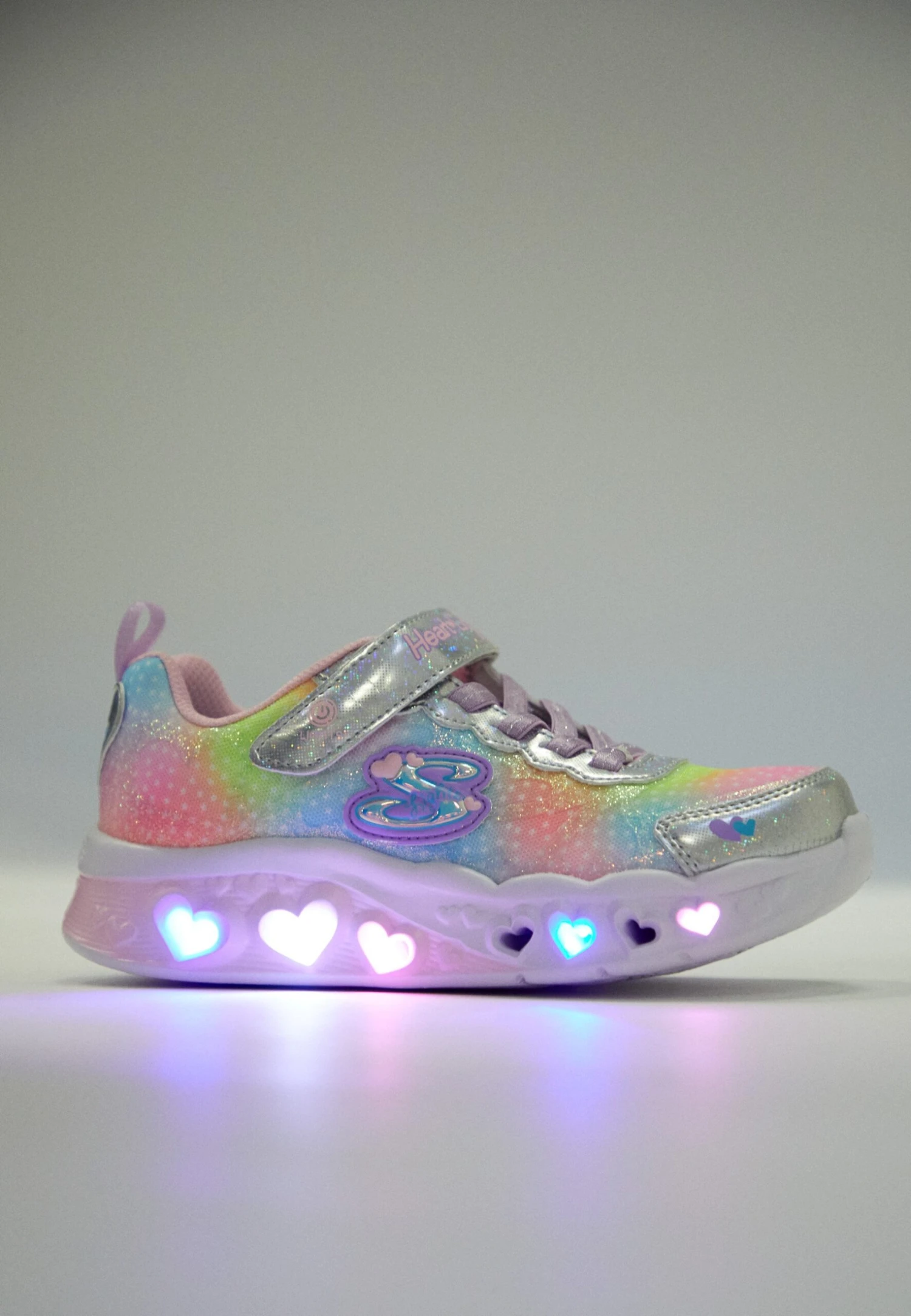 Skechers Flutter Heart Lights - Sneakers Laag - Silver 6 Skechers Flutter Heart Lights - Sneakers Laag - Silver - Afbeelding 6