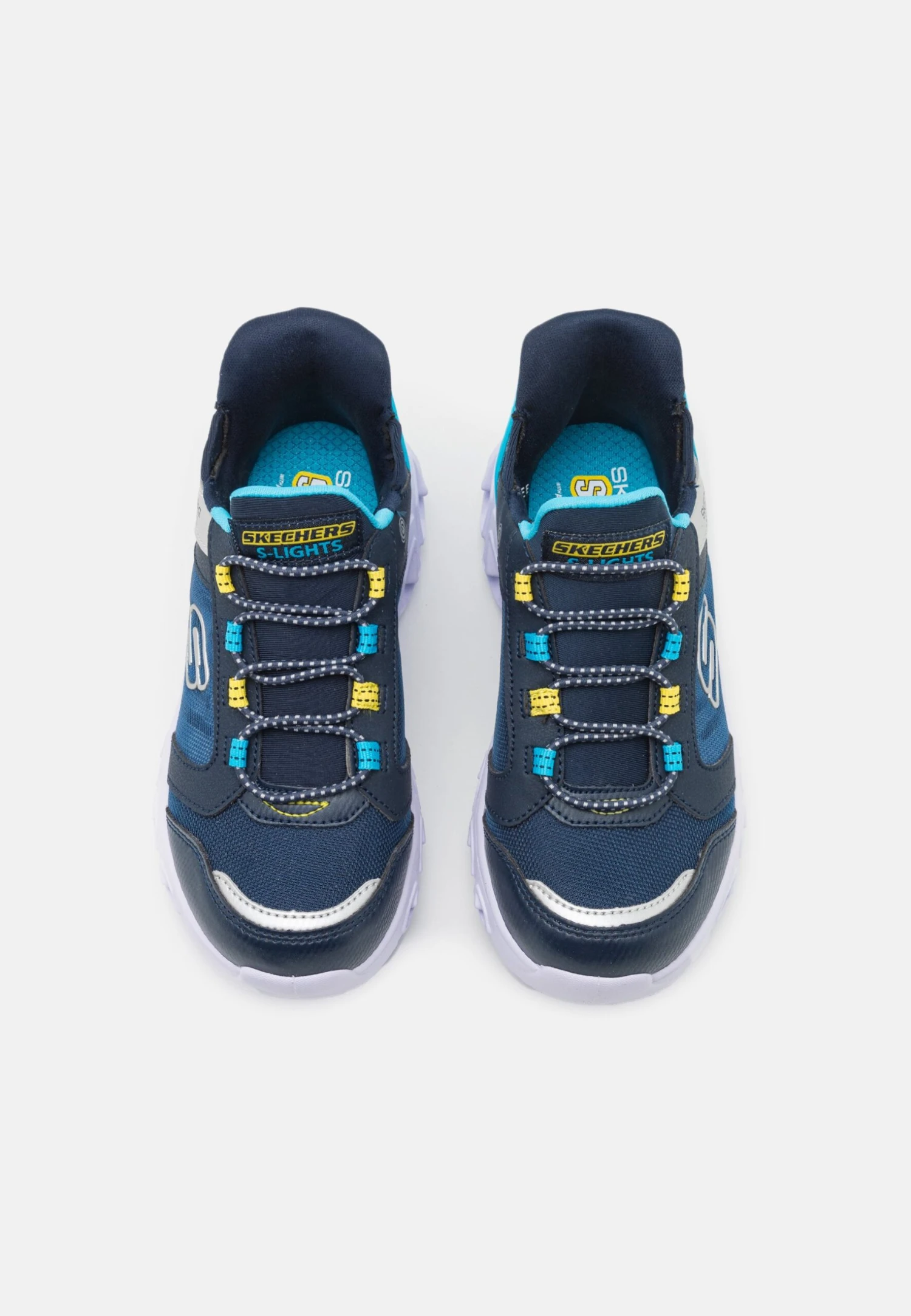 Skechers Hypno Flash 2.0 Unisex - Sneakers Laag - Navy/Blue/Yellow 4 Skechers Hypno Flash 2.0 Unisex - Sneakers Laag - Navy/Blue/Yellow - Afbeelding 4