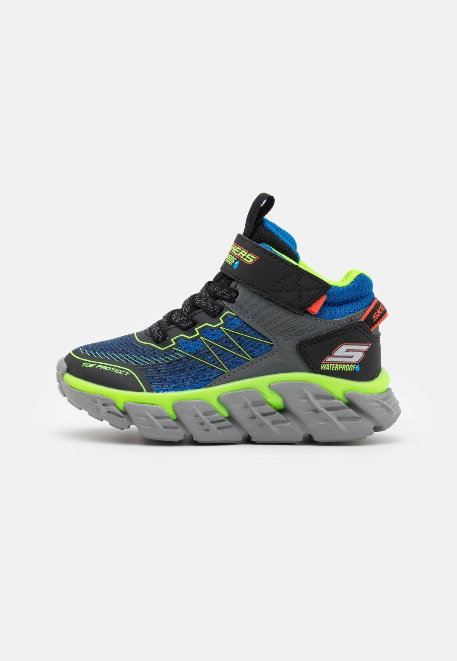 Skechers Tech-Grip - Sneakers Hoog - Royal/Black/Lime/Orange 1 Skechers Tech-Grip - Sneakers Hoog - Royal/Black/Lime/Orange
