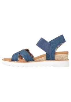 Skechers Bobs Desert Splendid - Sandalen Met Sleehak - Blue