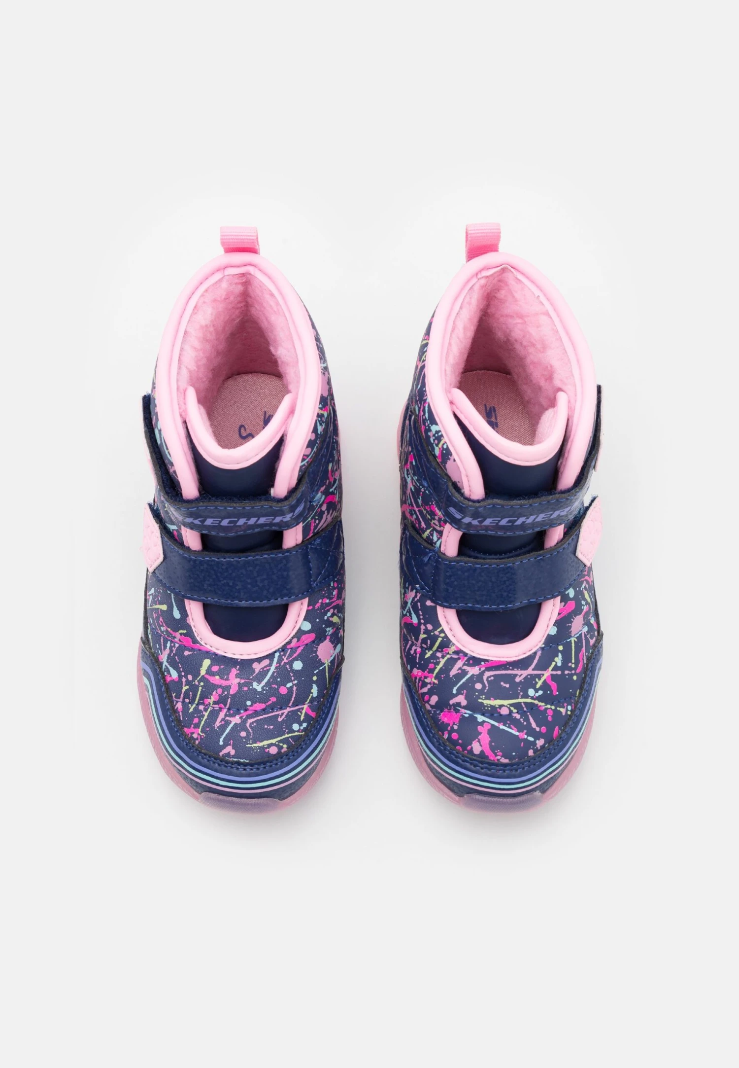 Skechers Illumi Brights - Korte Laarzen - Navy/Pink 4 Skechers Illumi Brights - Korte Laarzen - Navy/Pink - Afbeelding 4