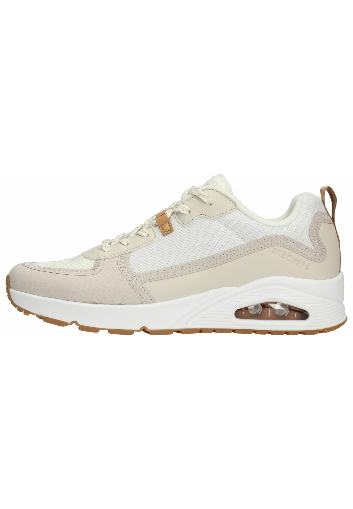 Skechers Uno-Layover - Sneakers Laag - Beige 1 Skechers Uno-Layover - Sneakers Laag - Beige