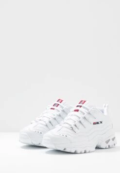 Energy - Sneakers Laag - White/Red/Navy -Aanbiedingen Skechers Winkel 570836cbbc5d49b4a0af805d33952e07
