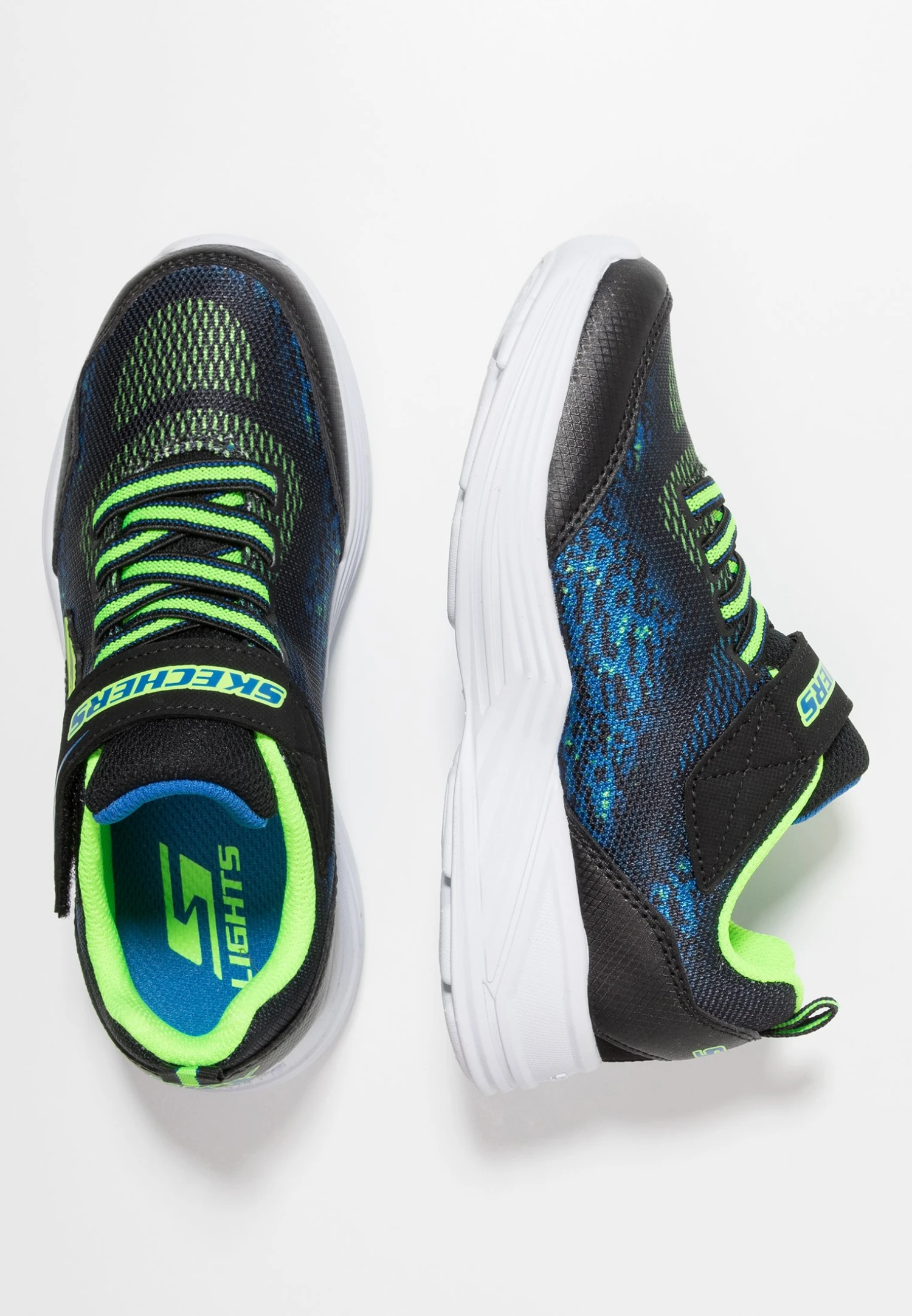 Skechers Erupters Iii - Sneakers Laag - Black/Blue/Lime 2 Skechers Erupters Iii - Sneakers Laag - Black/Blue/Lime - Afbeelding 2