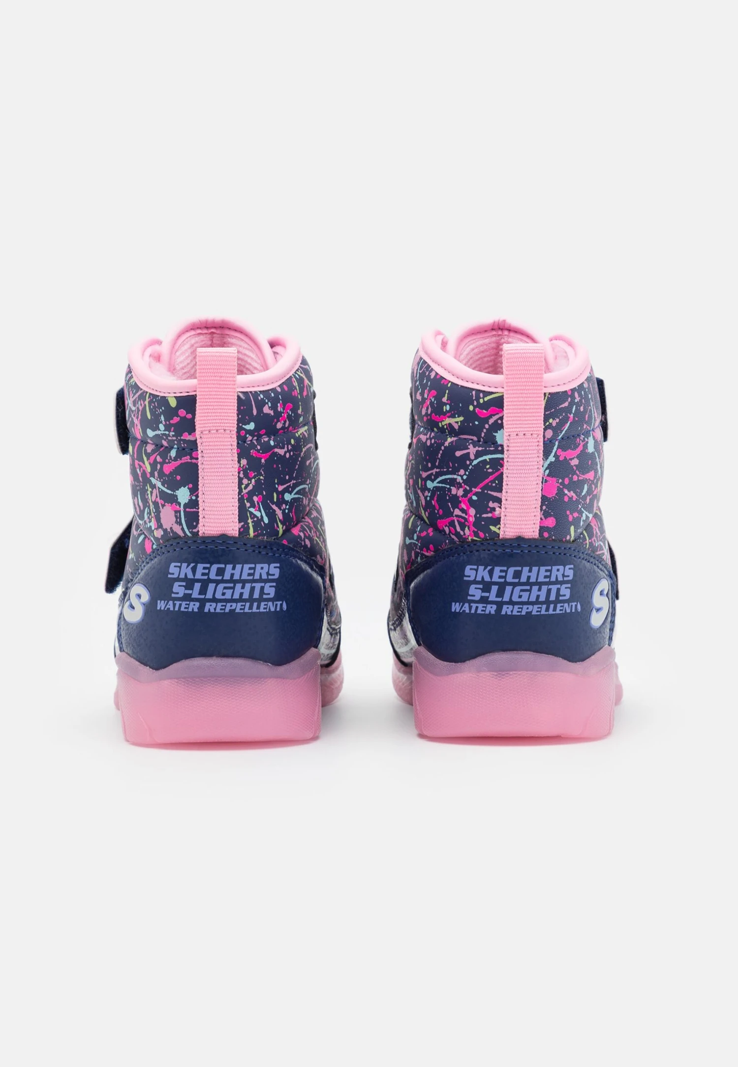 Skechers Illumi Brights - Korte Laarzen - Navy/Pink 3 Skechers Illumi Brights - Korte Laarzen - Navy/Pink - Afbeelding 3