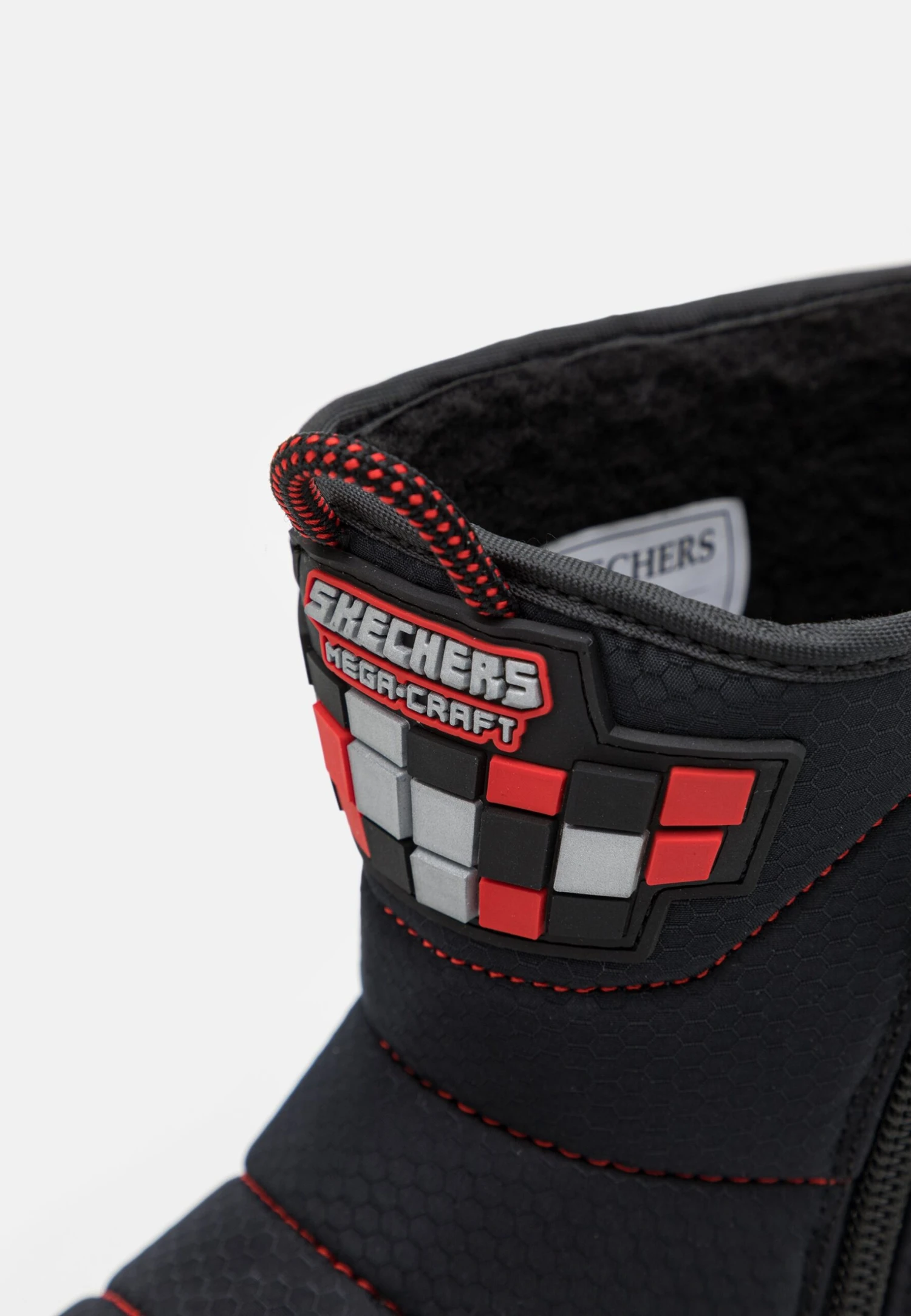 Skechers Mega-Craft - Korte Laarzen - Black/Red/Silver 6 Skechers Mega-Craft - Korte Laarzen - Black/Red/Silver - Afbeelding 6