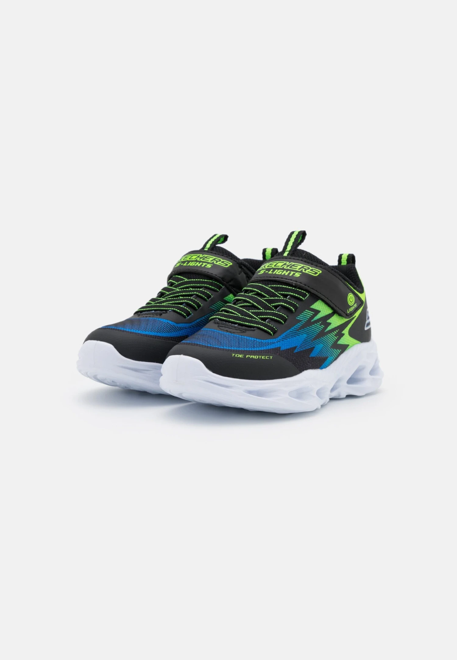 Skechers Vortex-Flash - Sneakers Laag - Black/Blue/Lime 2 Skechers Vortex-Flash - Sneakers Laag - Black/Blue/Lime - Afbeelding 2