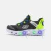 Skechers Hypno Flash 2.0 Unisex - Sneakers Laag - Black/Lime/Blue/Silver