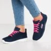 Skechers Graceful - Sneakers Laag - Navy/Hot Pink