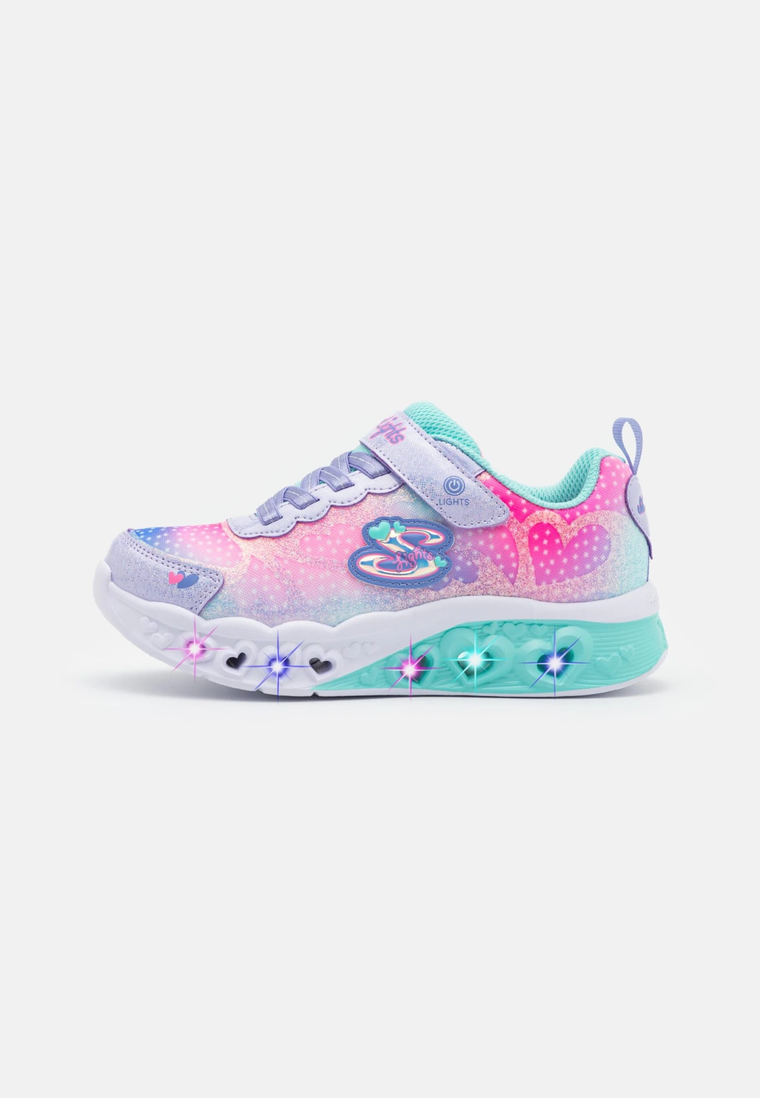Skechers Flutter Heart Lights - Sneakers Laag - Lavender/Multi-Coloured 1 Skechers Flutter Heart Lights - Sneakers Laag - Lavender/Multi-Coloured