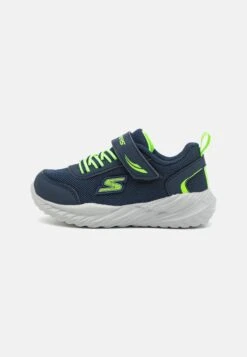 Skechers Gore Strap Molded Logo - Sneakers Laag - Navy/Lime
